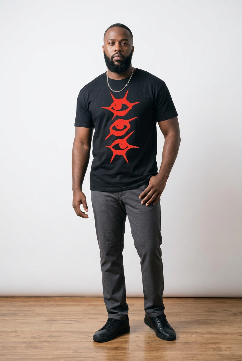 T-shirt triple vision de fauconblack