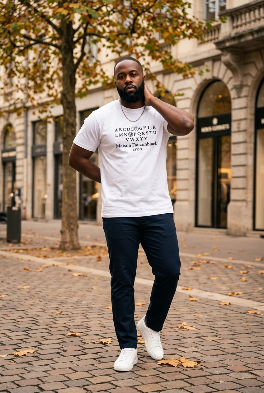 T-shirt maison fauconblack lyon