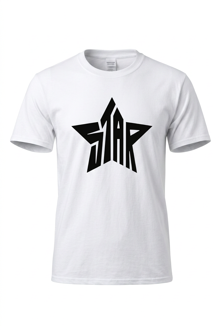 T-shirt étoile star blanc