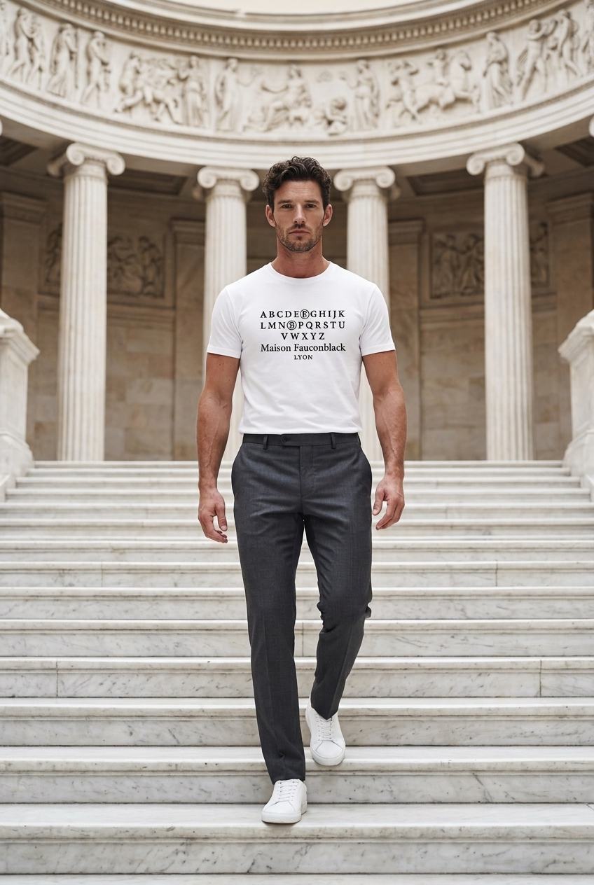 T-shirt maison fauconblack lyon