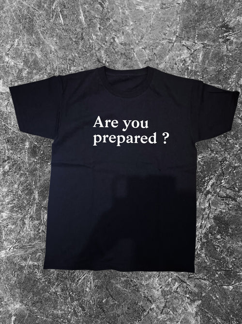 T-shirt "day of judgment" & "are you prepared " collection prestigieuse