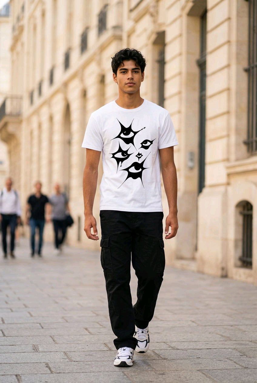 T-shirt 5ème vision fauconblack