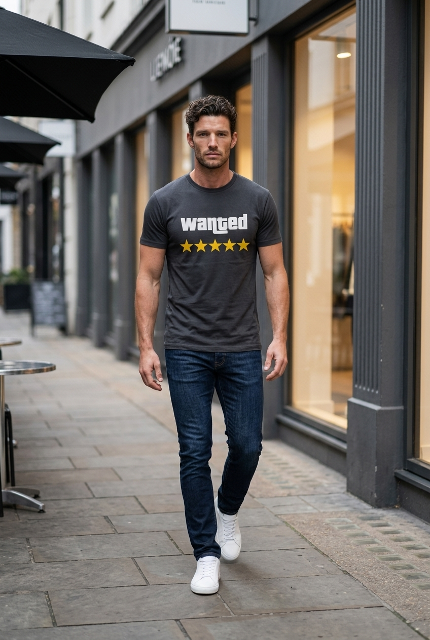 T-shirt wanted de fauconblack