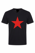 T-shirt premium red star