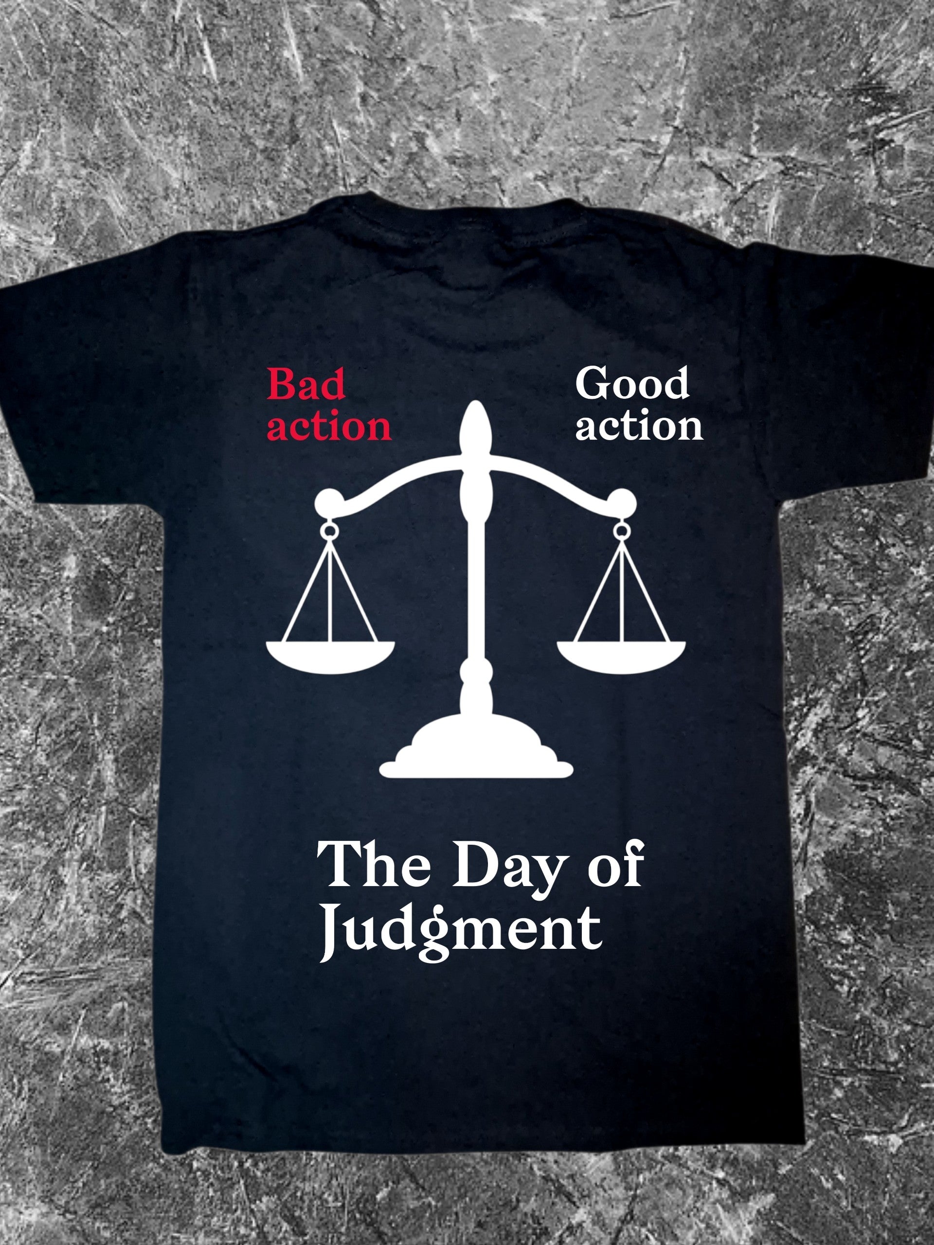 T-shirt "day of judgment" & "are you prepared " collection prestigieuse